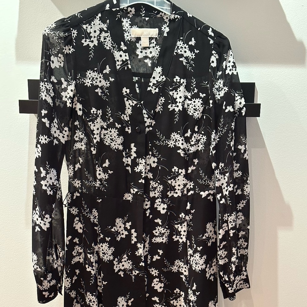 Floral Print  Midi Dress